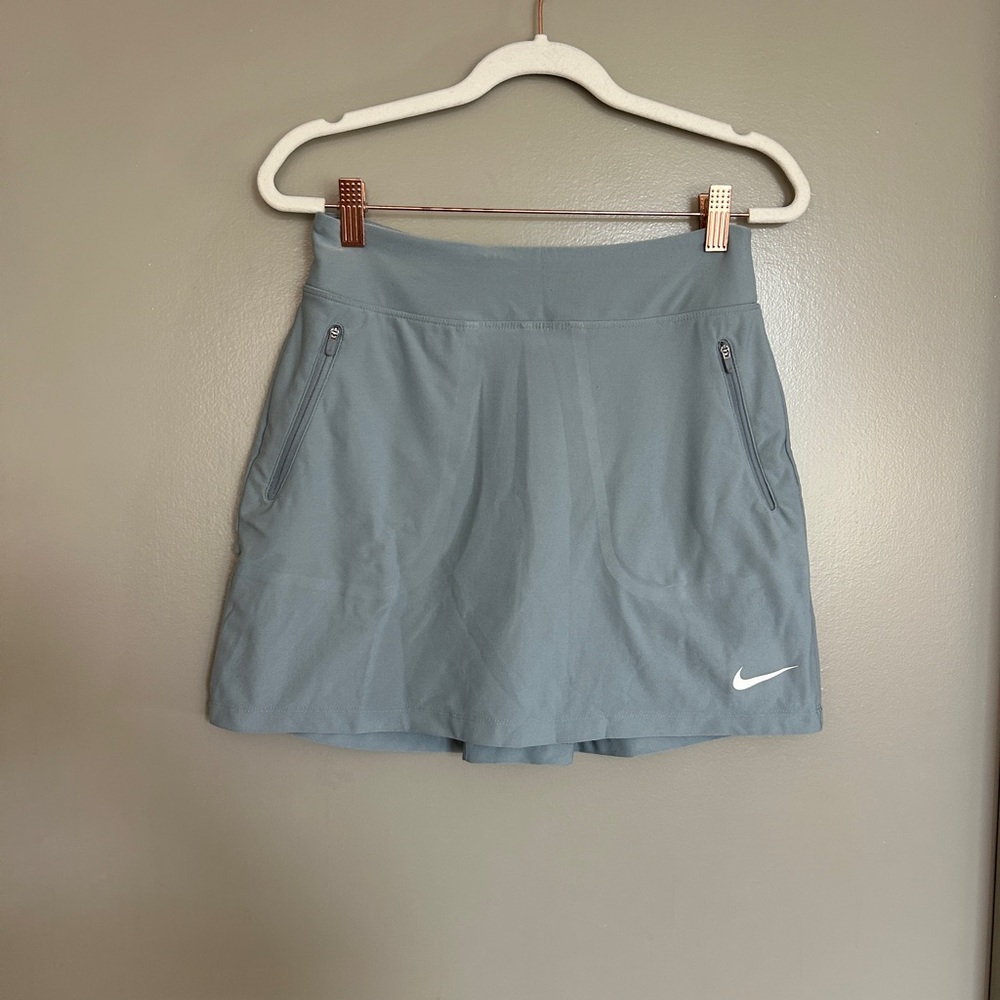 Nike Light Blue Women's Skort with Zip Pockets